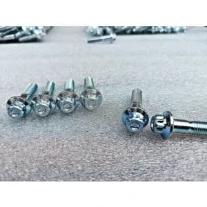 Exploded view of BBS split rim hardware kit